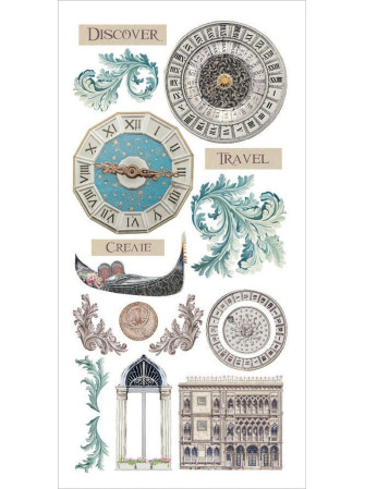 Pack de décors à découper - Collection  "Venice City of Art" - Stamperia