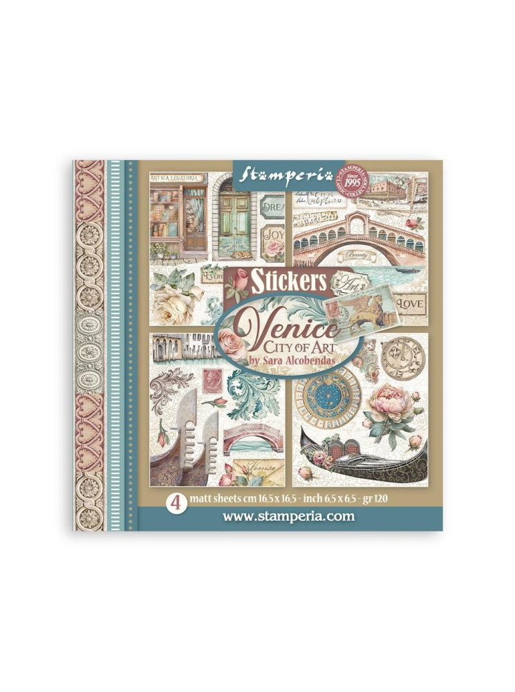 Stickers - Collection "Venice City of Art" - Stamperia
