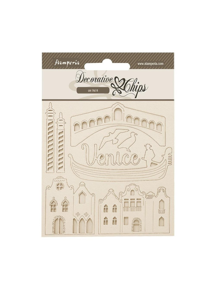 Venice  - Collection "Venice City of Art" - Décorative Chips - Stamperia