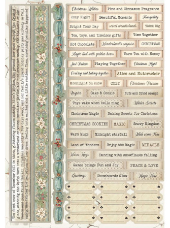 Junk Journal - Alice in Christmas - Stamperia