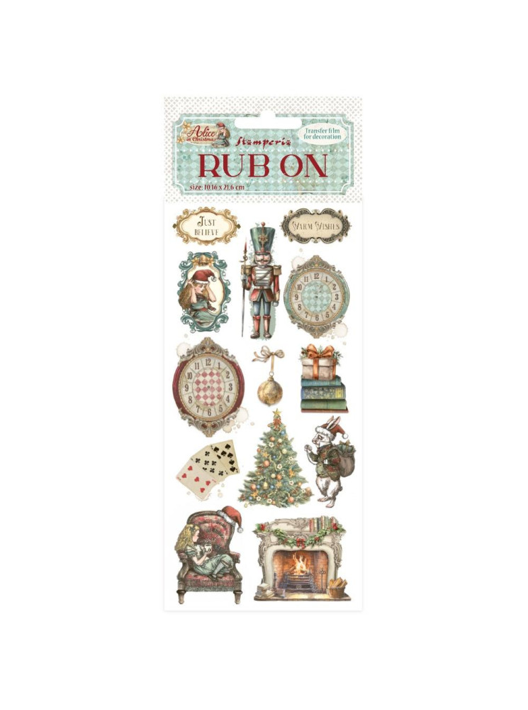 Rub'ons - Soldiers - Collection "Alice in Christmas" - Stamperia