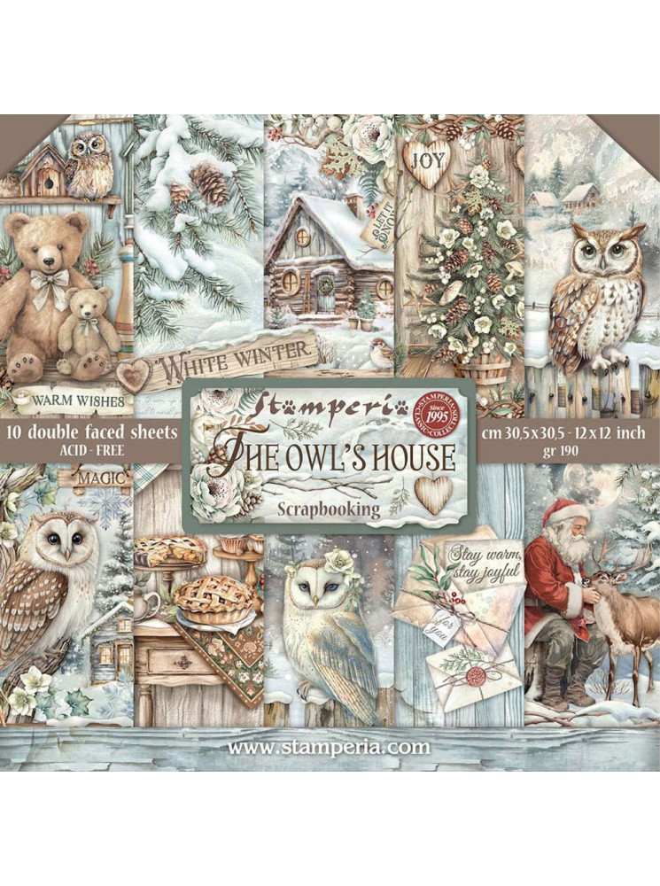 Pack papiers  - Collection "The Owl's House" - Stamperia
