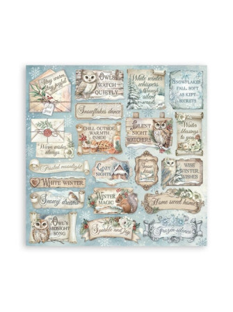 Maxi Pack papiers  - Collection "The Owl's House" - Stamperia
