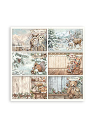 Maxi Pack papiers  - Collection "The Owl's House" - Stamperia