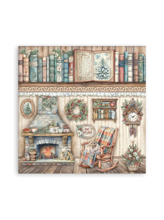Maxi Pack papiers 20 x 20 cm - Collection "The Owl's House" - Stamperia