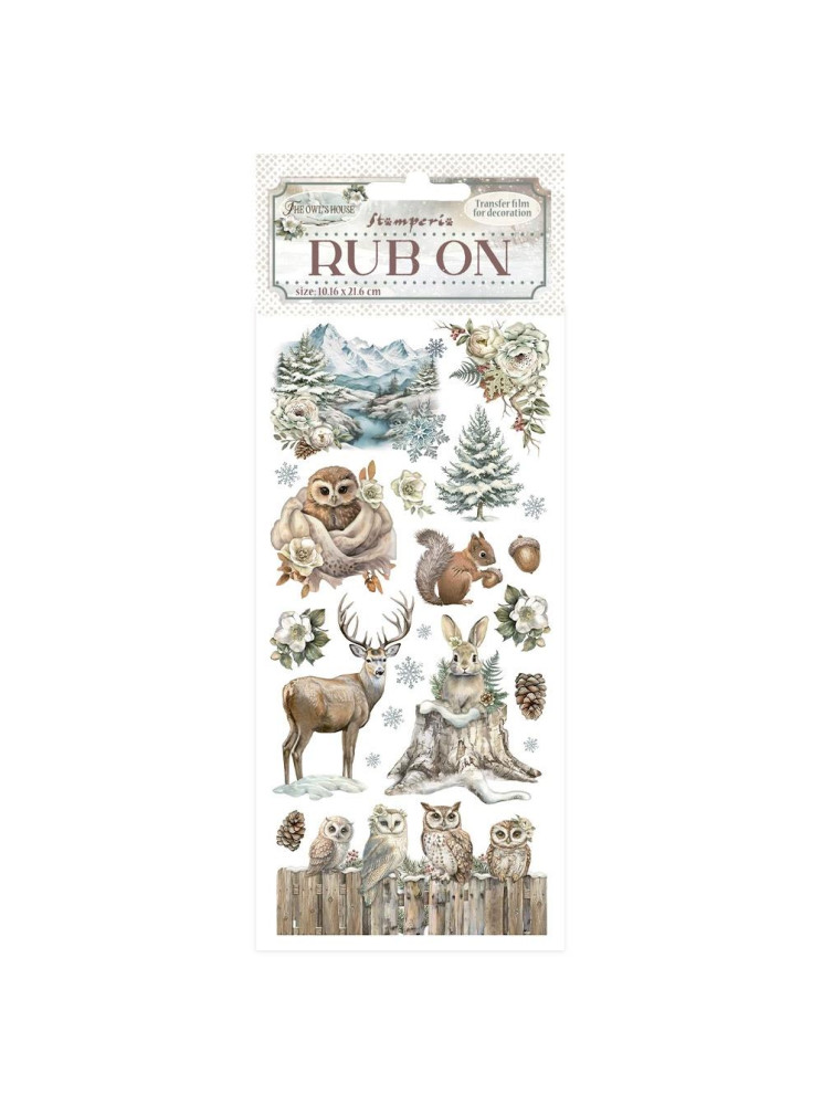 Rub'ons - Wildlife - Collection "The Owl's House" - Stamperia