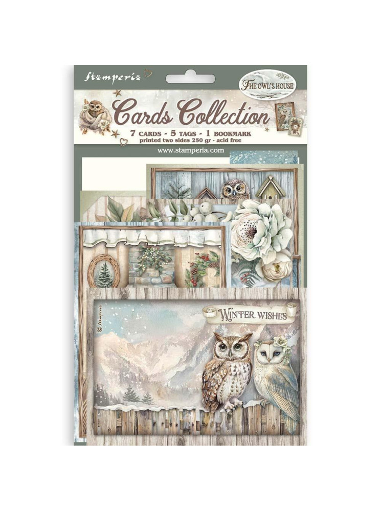 Cards - Collection "The Owl's House" - Stamperia