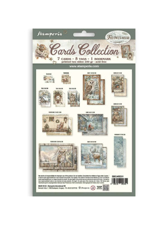 Cards - Collection "The Owl's House" - Stamperia
