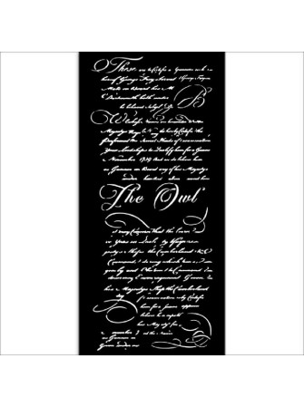 Letters - Stencils - Collection "The Owl's House" - Stamperia