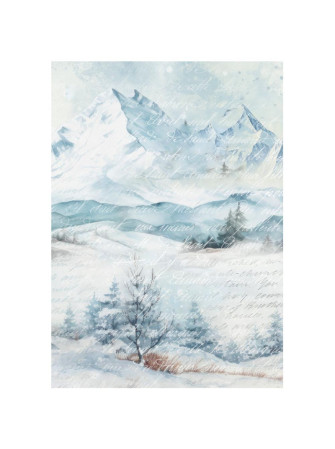 Backgound - Collection "The Owl's House" - Feuille de riz -  Stamperia