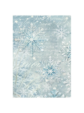 Backgound - Collection "The Owl's House" - Feuille de riz -  Stamperia