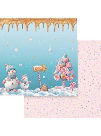 Pack papiers  - Collection "Candy Christmas" - Stamperia