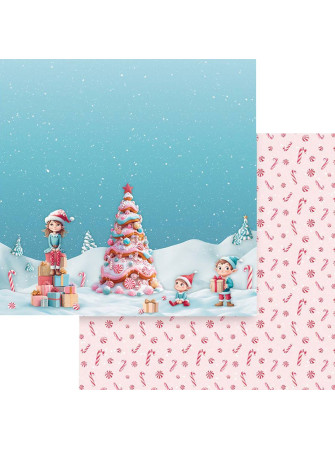 Pack papiers  - Collection "Candy Christmas" - Stamperia