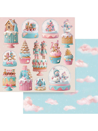 Pack papiers  - Collection "Candy Christmas" - Stamperia