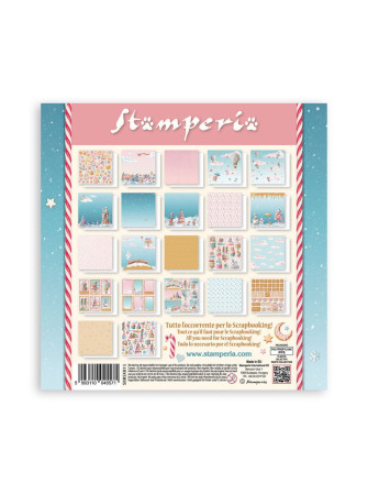 Maxi Pack papiers  - Collection "Candy Christmas" - Stamperia