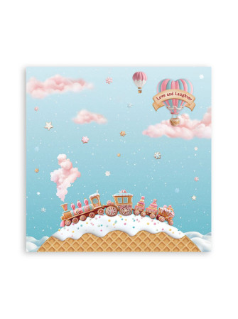 Maxi Pack papiers 20 x 20 cm - Collection "Candy Christmas" - Stamperia