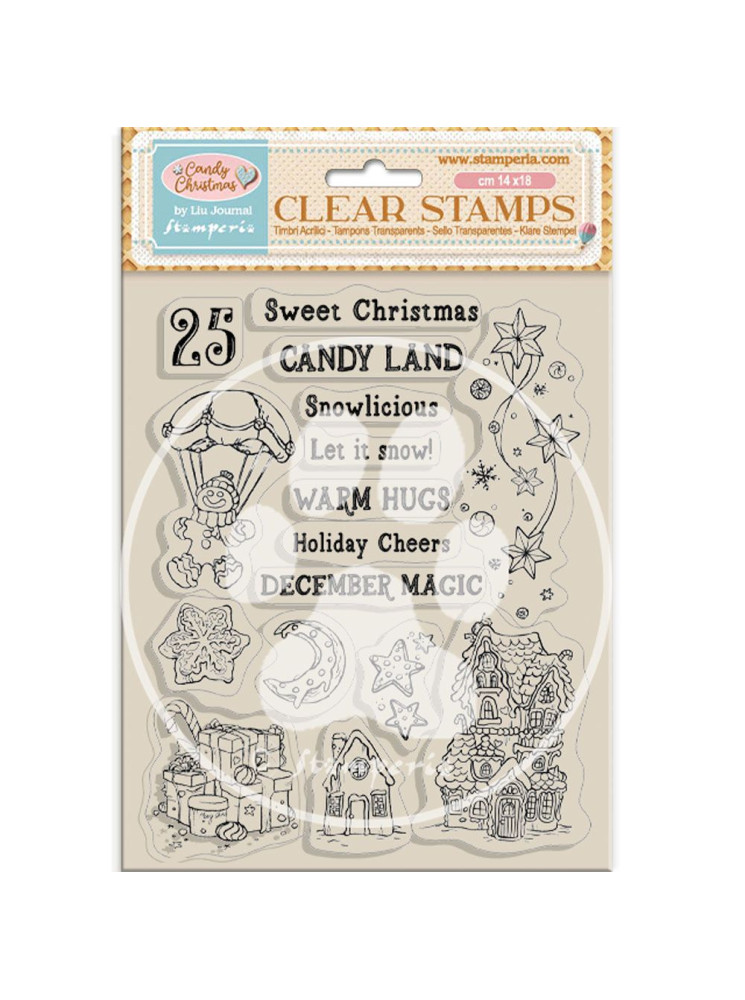 Tampon clear - Collection "Candy Christmas" - Stamperia