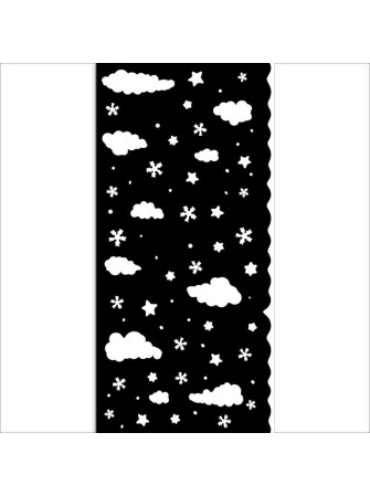Nuages - Stencils - Collection "Candy Christmas" - Stamperia