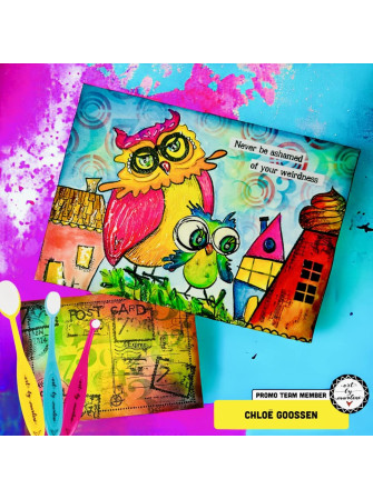 Owlicious - Tampons clear - Collection Signature - Art by Marlene