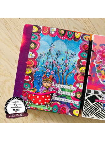 Die cut Paper Frames - Art by Marlene