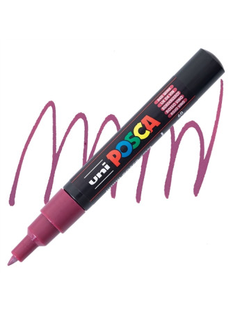 Feutre pointe fine PC-1M - Lie de vin - Posca