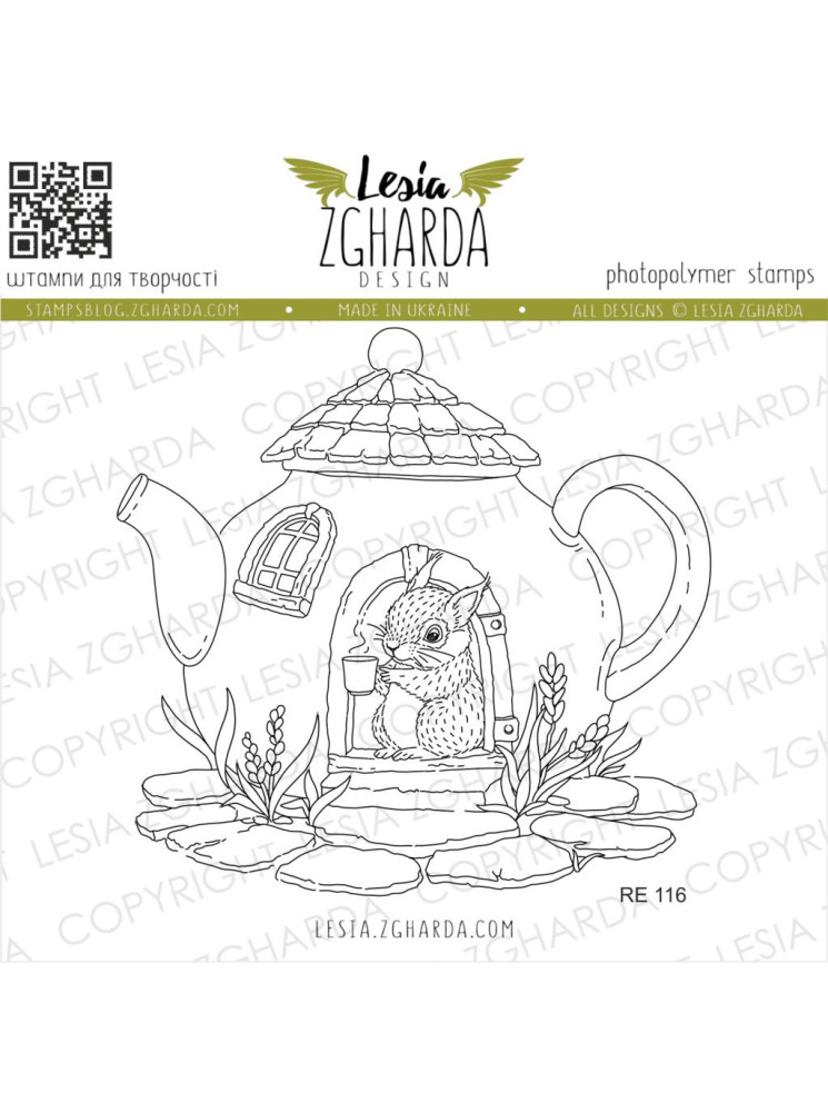 The Teapot House - Tampon clear - Lesia Zgharda