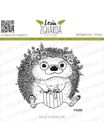 Hedgehog with Present -...