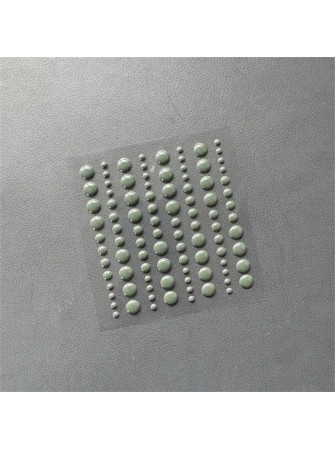 Enamels dots - Moss Green - Simple and Basic