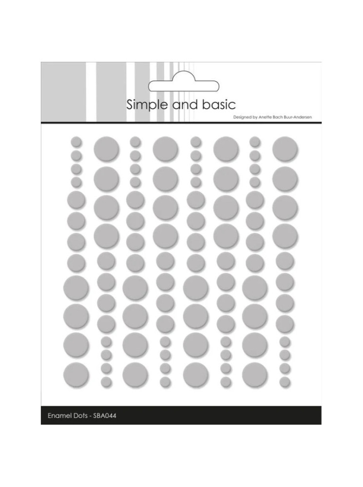 Enamels dots - Light Grey - Simple and Basic