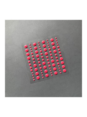 Enamels dots - Burgundy - Simple and Basic
