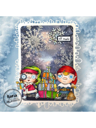Tampon clear N° 1311 : Elf Made - Collection "Trimmings and Tidings"- Aall & create