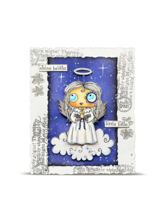 Tampon clear N° 1314 : Little Light - Collection "Trimmings and Tidings"- Aall & create