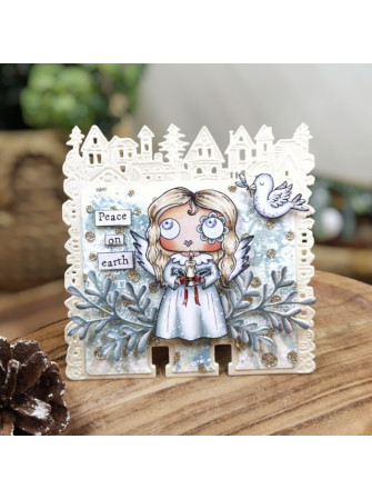 Tampon clear N° 1314 : Little Light - Collection "Trimmings and Tidings"- Aall & create