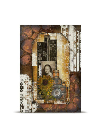 Pack de papiers imprimés A5 - Seasoned Trails - Collection "Weathered Wanderings" - Aall & Create