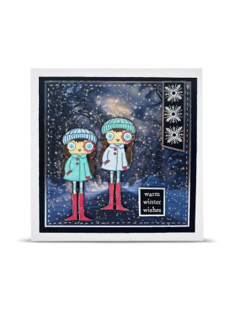 Pack de papiers imprimés 15 x 15 cm - Faded Horizons - Collection "Weathered Wanderings" - Aall & Create