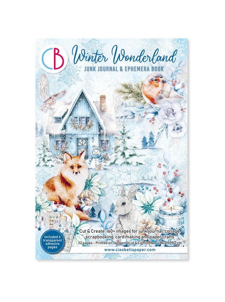 Junk Journal & Ephemera Book - Winter Wonderland - Ciao Bella