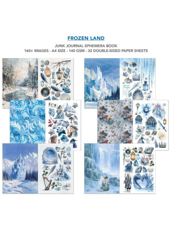 Junk Journal & Ephemera Book - Frozen Land - Ciao Bella