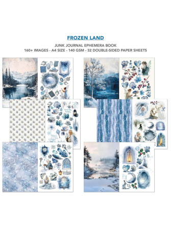 Junk Journal & Ephemera Book - Frozen Land - Ciao Bella