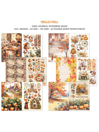 Junk Journal & Ephemera Book - Hello Fall - Ciao Bella