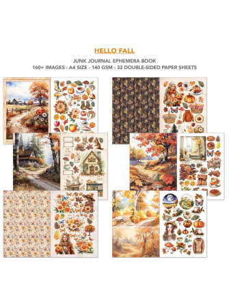 Junk Journal & Ephemera Book - Hello Fall - Ciao Bella