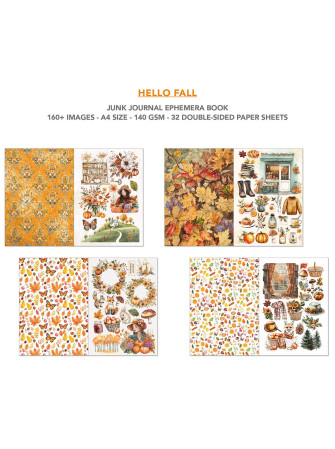 Junk Journal & Ephemera Book - Hello Fall - Ciao Bella