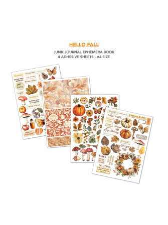 Junk Journal & Ephemera Book - Hello Fall - Ciao Bella