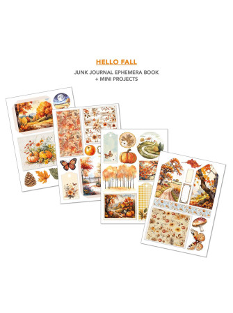 Junk Journal & Ephemera Book - Hello Fall - Ciao Bella