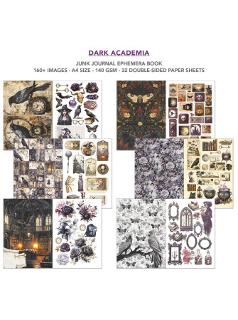 Junk Journal & Ephemera Book - Dark Academia - Ciao Bella