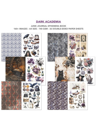 Junk Journal & Ephemera Book - Dark Academia - Ciao Bella