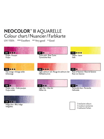 Boîte de 10 Neocolor II - Pop - Edition Limitée 50ème anniversaire - Caran d'Ache