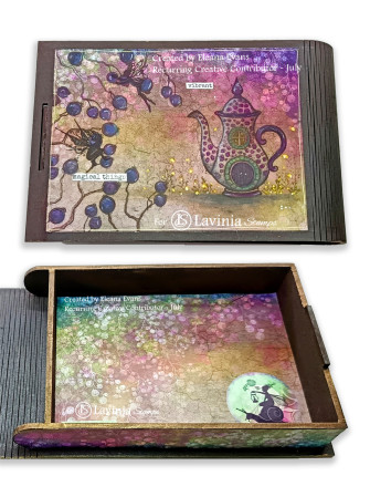 Earl Grey Lodge - Tampon clear - Collection "Twilight Tea" -  Lavinia