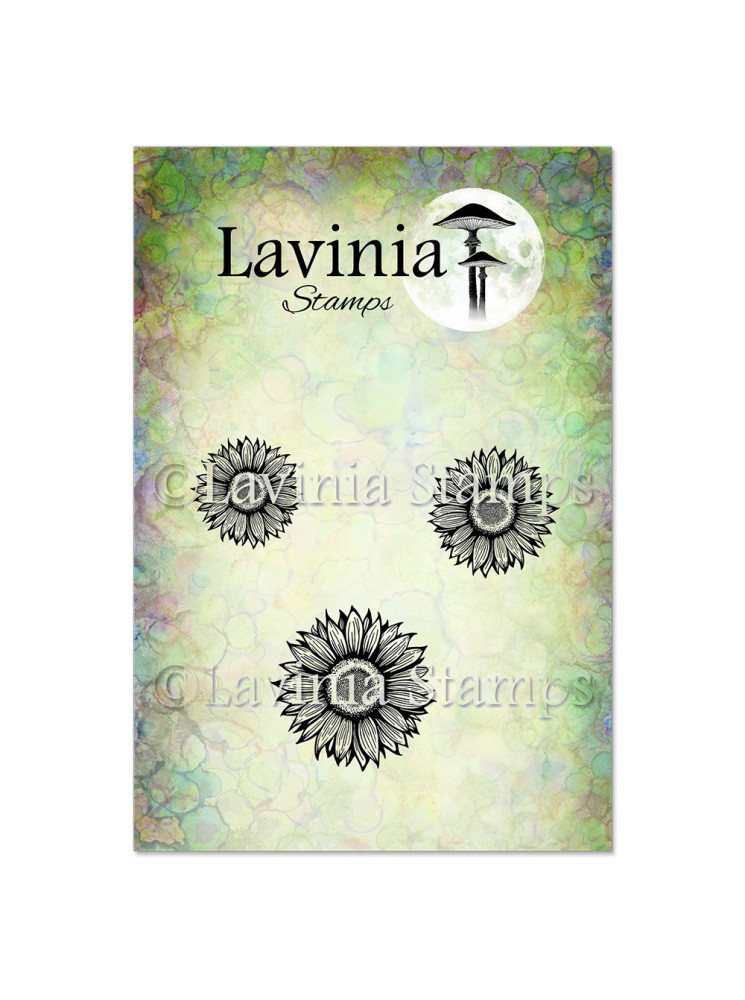Sunflower Heads - Tampon clear - Collection "Twilight Tea" - Lavinia