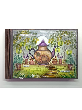 Teapot Cottage - Tampon clear - Collection "Twilight Tea" -  Lavinia