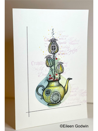 Teapot Cottage - Tampon clear - Collection "Twilight Tea" -  Lavinia